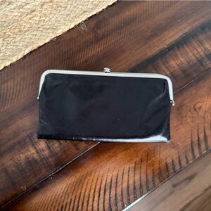 HOBO Black Lauren Clutch Wallet